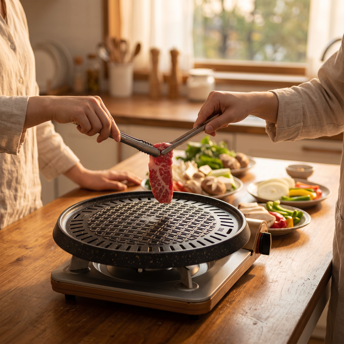 tabletop grill pan