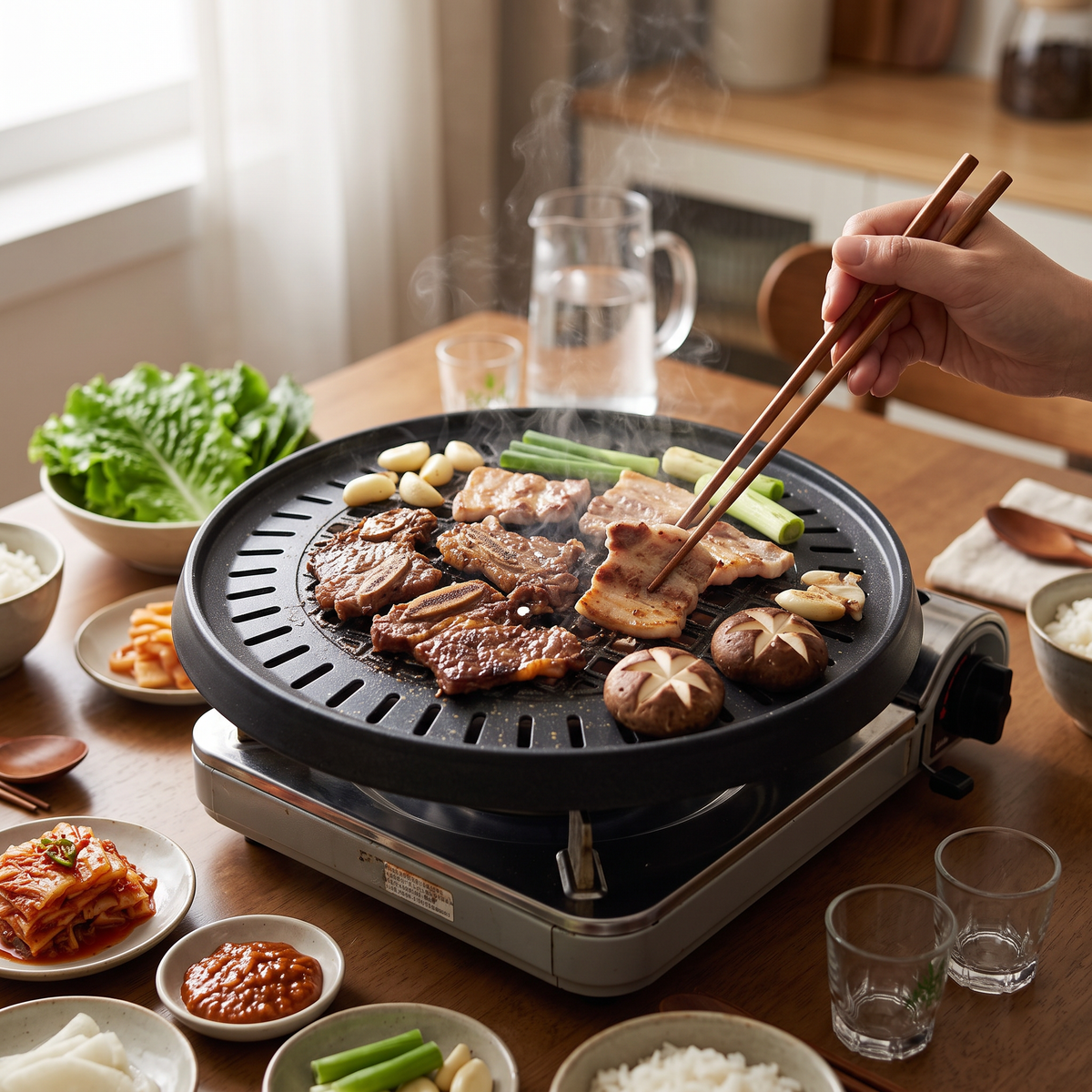 tabletop grill pan