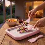 stainless steel ice cream maker