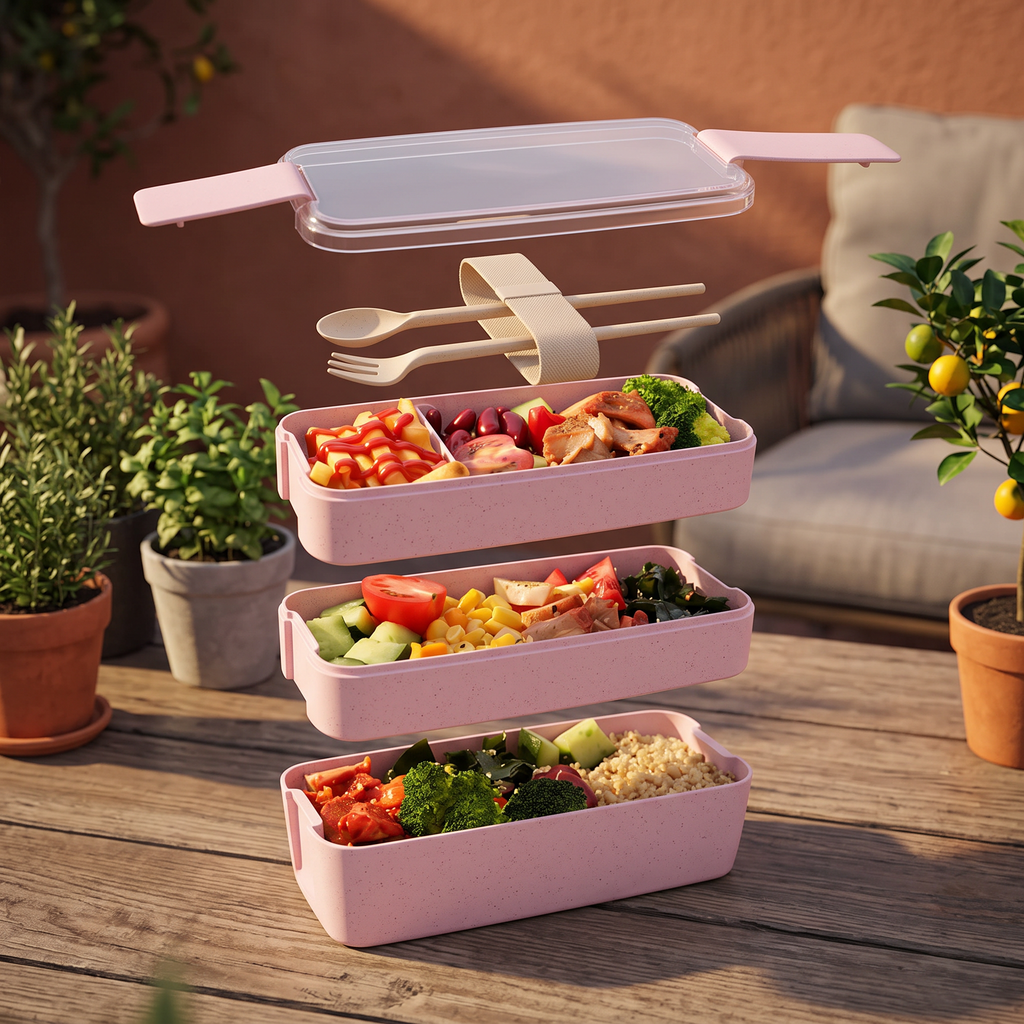 3-tier bento lunch box