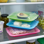 reusable stretch food storage lids / preservation tray