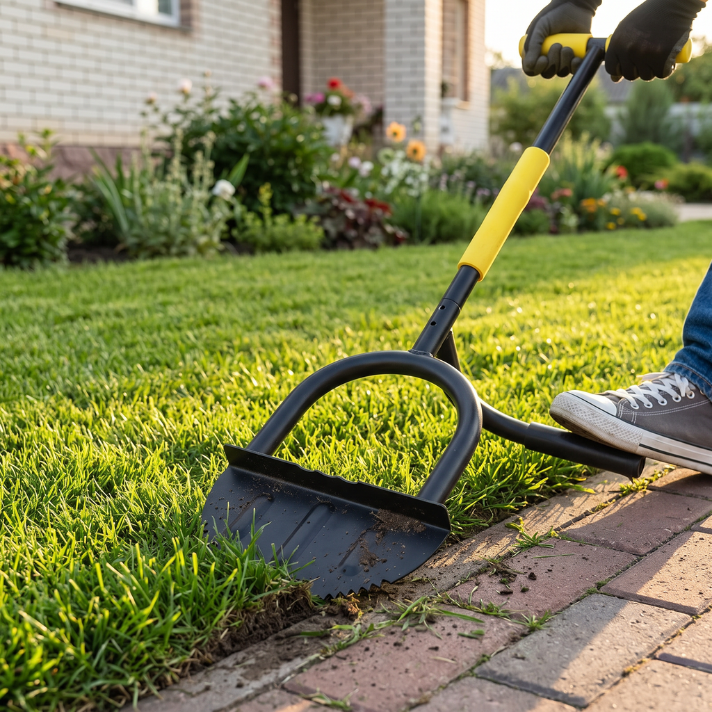 half-moon lawn edger