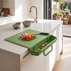 2-in-1 cutting board with storage box