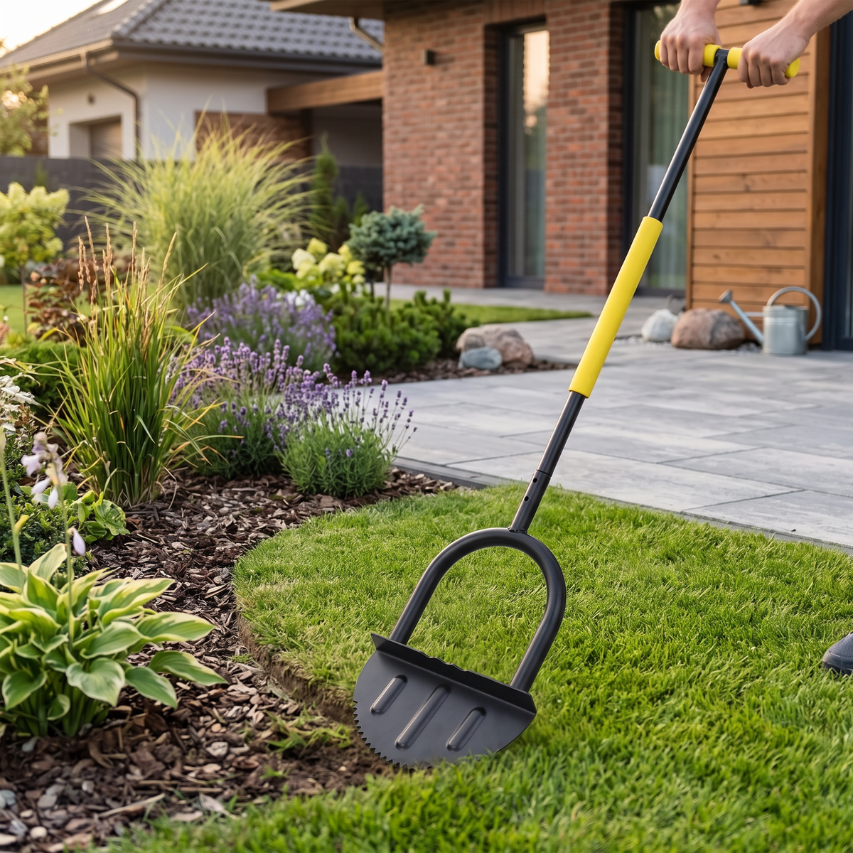half-moon lawn edger