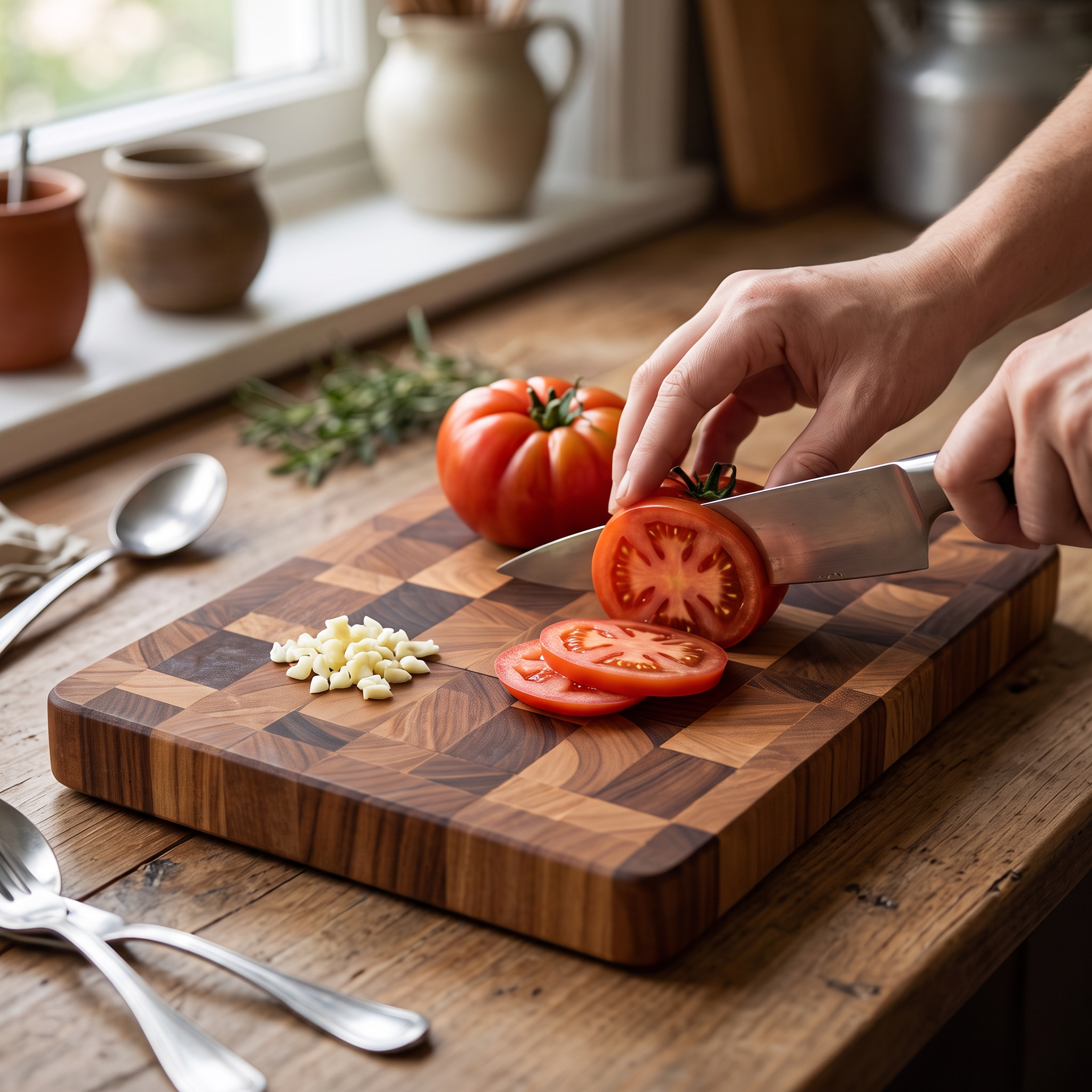 acacia wood cutting board