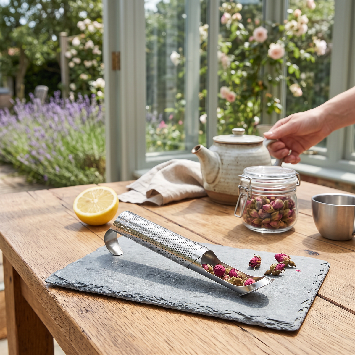 stainless steel tea infuser