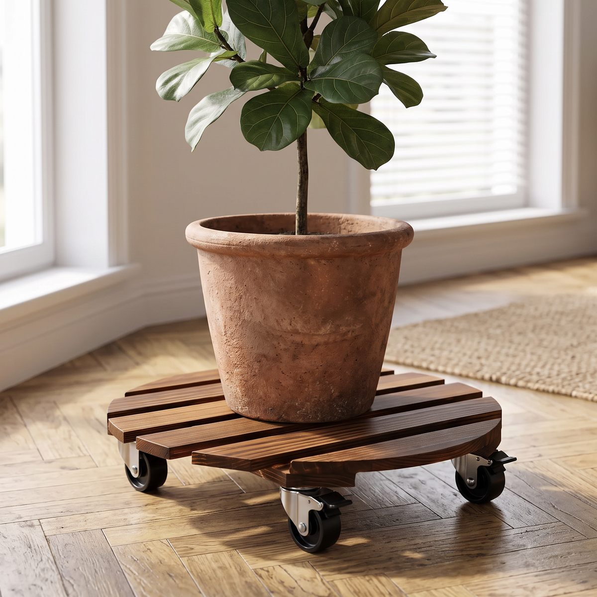 plant caddy / plant mover with wheels