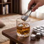 stainless steel whiskey stones set