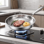 titanium stainless steel frying pan