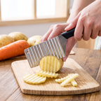 wavy crinkle-cut knife / chip slicer