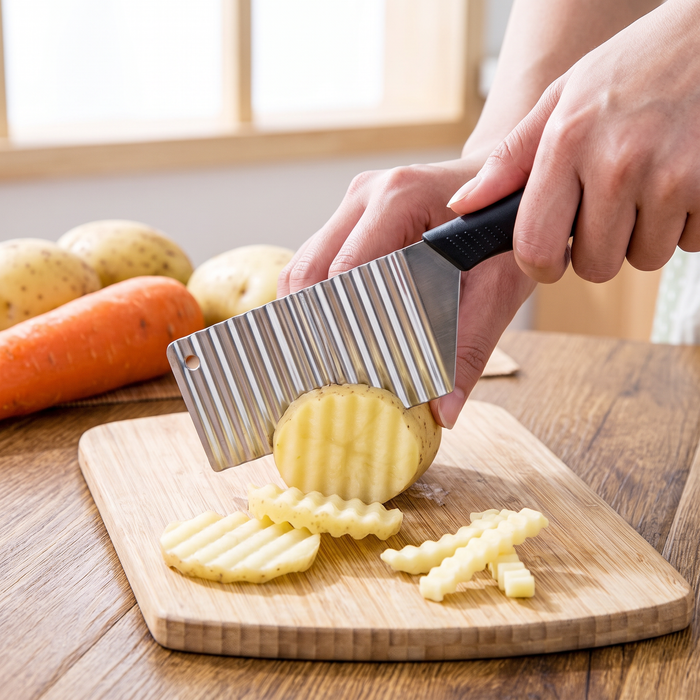 Stainless Steel Crinkle Cutter