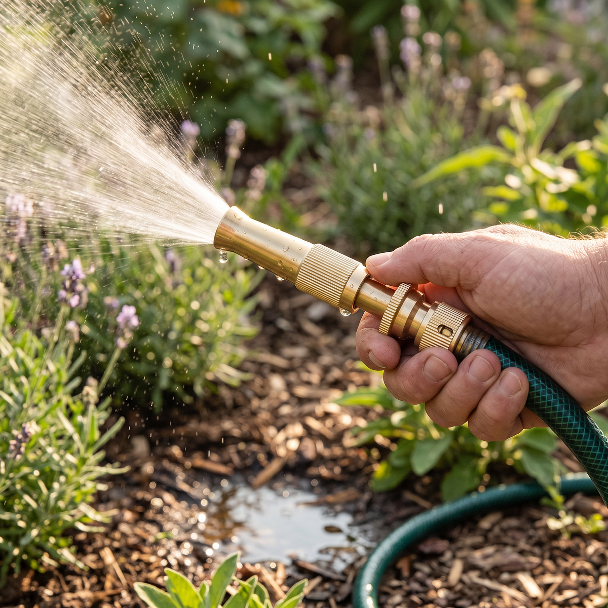 garden hose spray nozzle
