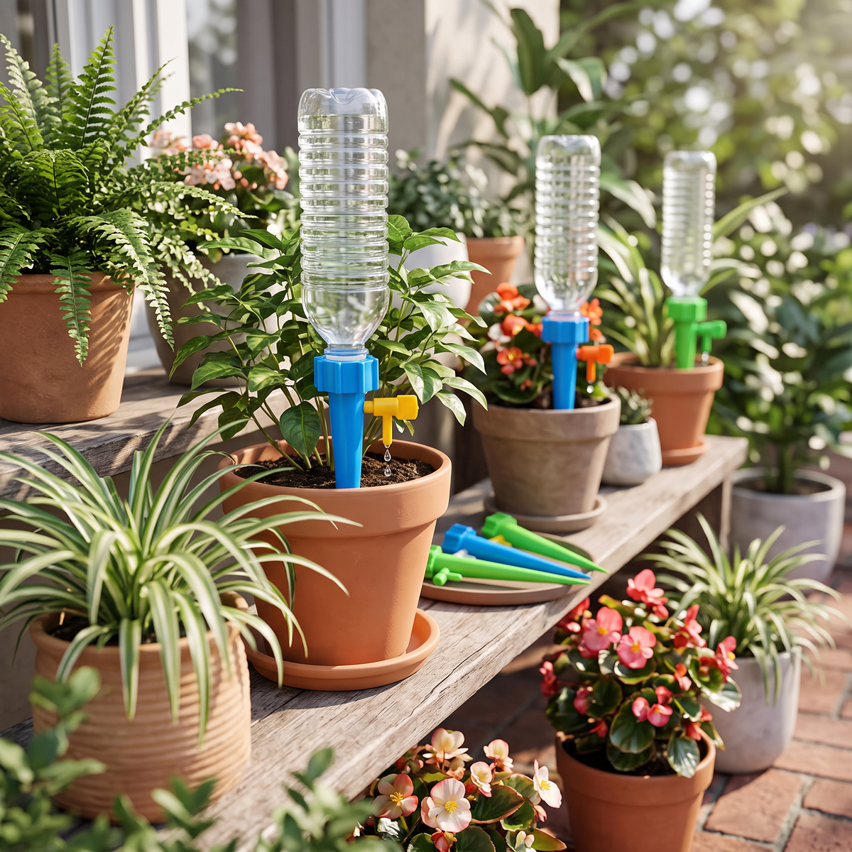 automatic plant watering spikes