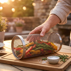 stainless steel grill basket