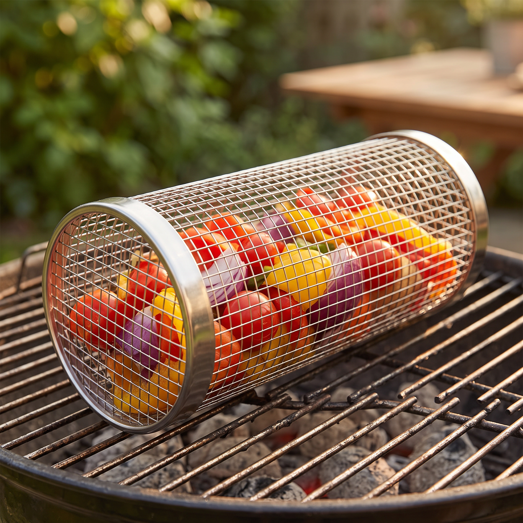 stainless steel grill basket