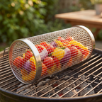 stainless steel grill basket