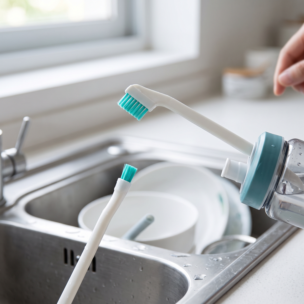 bottle cleaning brush set
