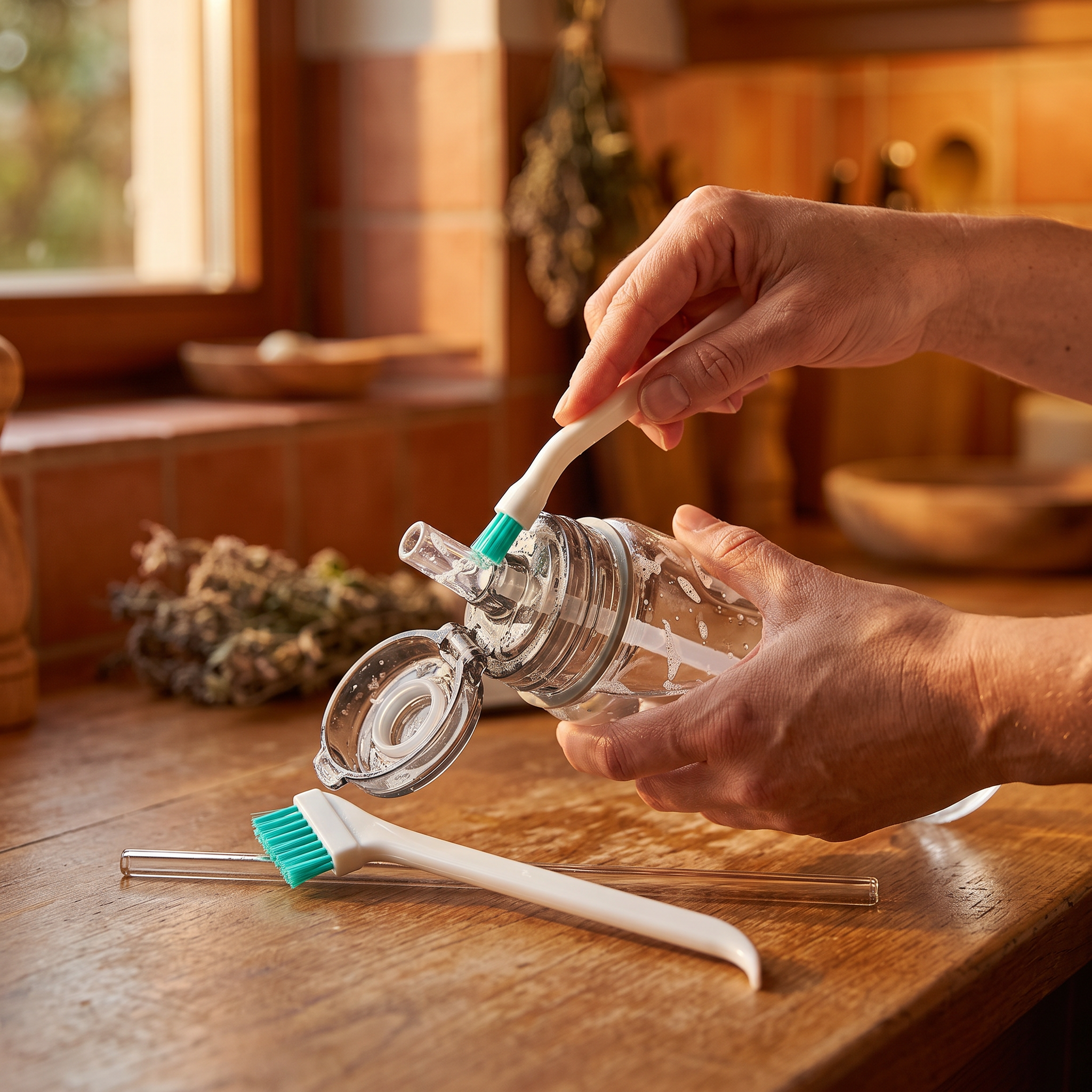 bottle cleaning brush set