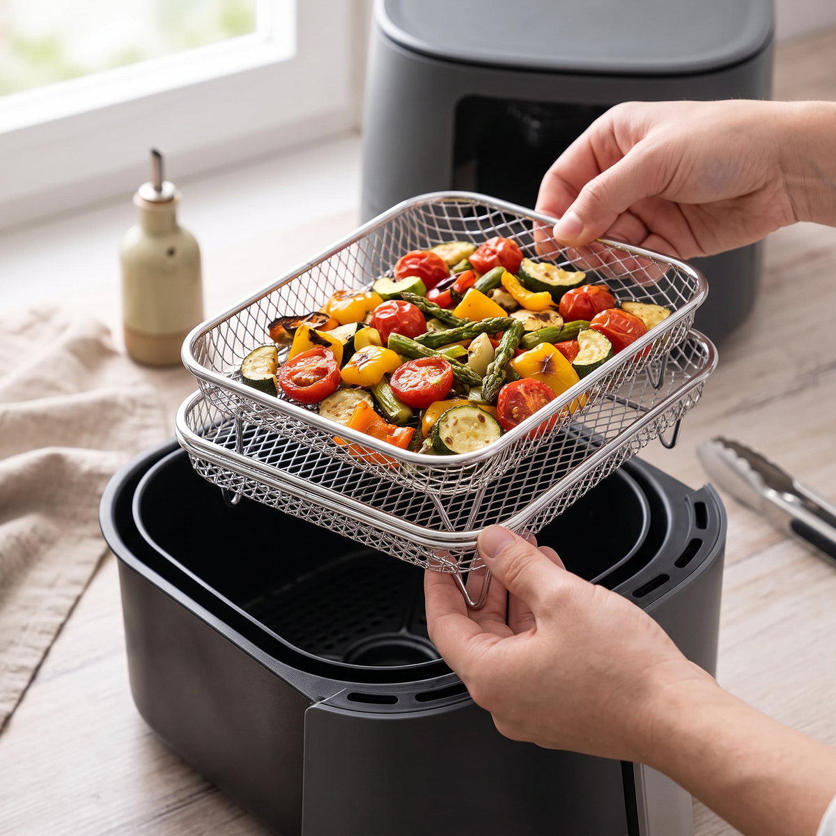 stackable air fryer rack