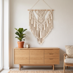 boho macrame woven wall hanging