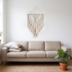 boho macrame woven wall hanging