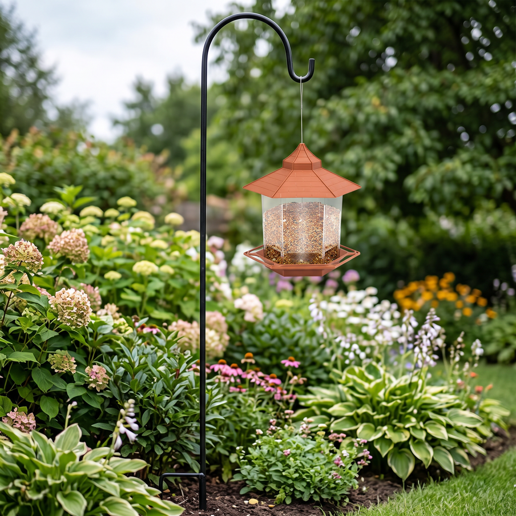 hanging bird feeder