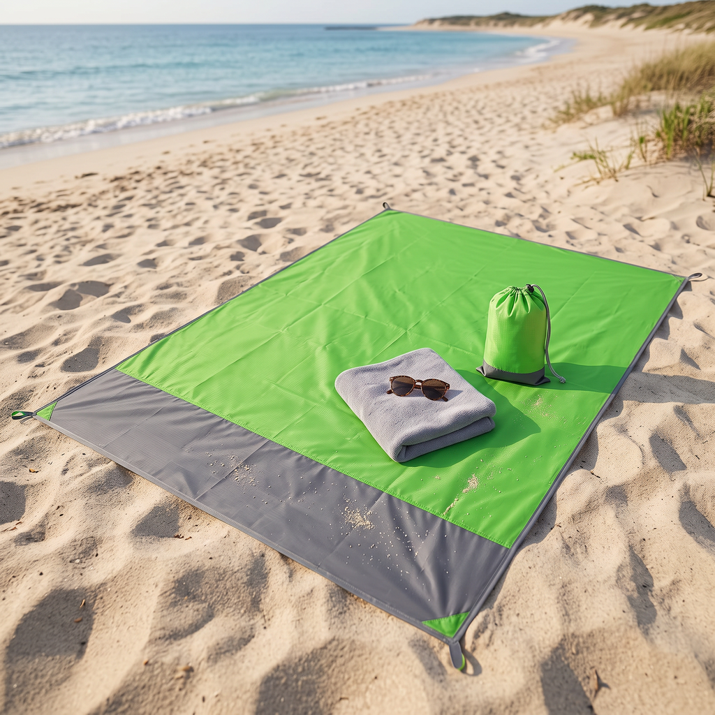 beach blanket - Green