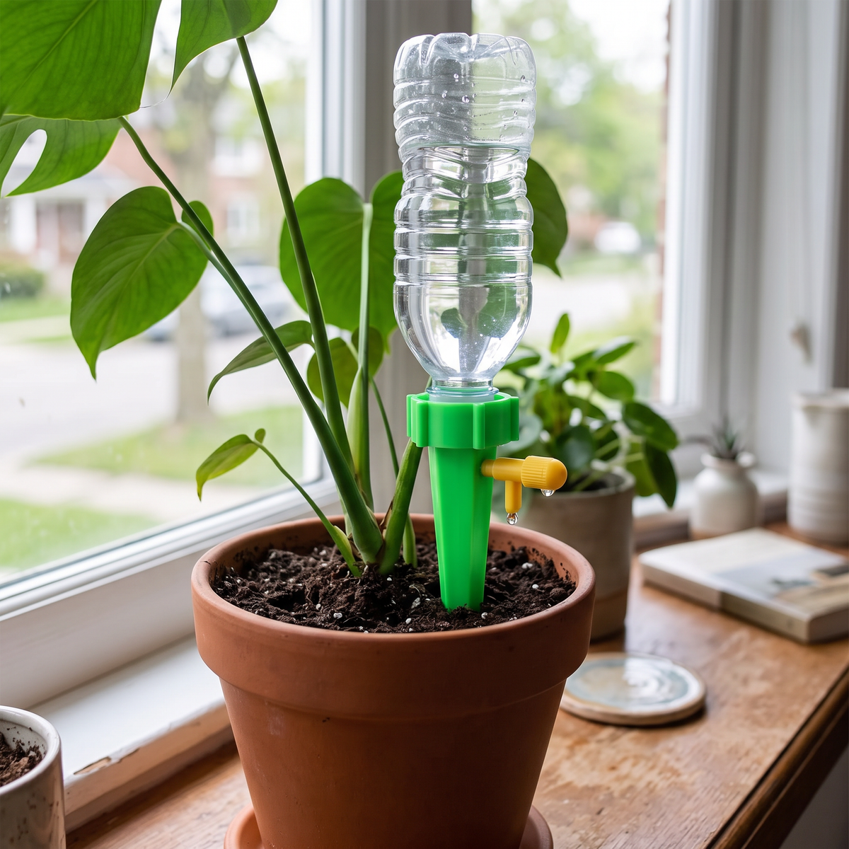plant watering spikes - Green
