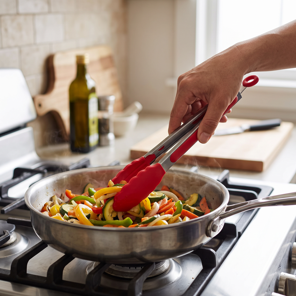 kitchen tongs - Red